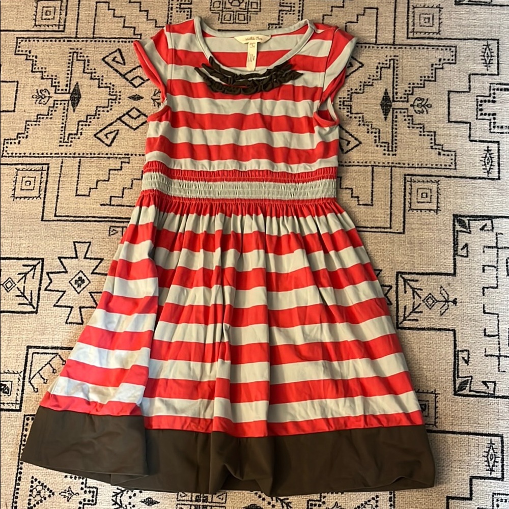 Matilda Jane Striped Red and Blue Dress